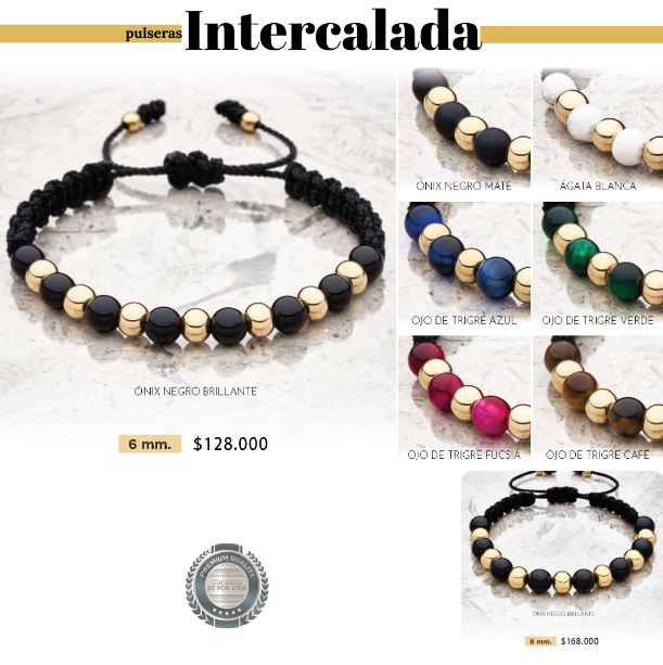 PULSERA BALINES INTERCALADA